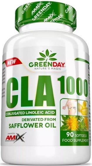 Geconjugeerd linolzuur CLA Amix Green Day CLA 1000 90 capsules