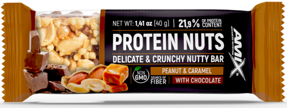 Eiwitreep met noten Amix Protein Nuts 40g