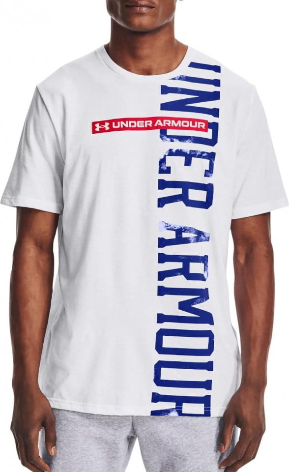 T-shirt Under Armour UA VERTICAL SIGNATURE SS-WHT