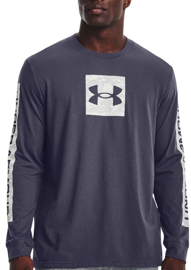 T-shirt met lange mouwen Under Armour UA CAMO BOXED SPORTSTYLE LS-GRY
