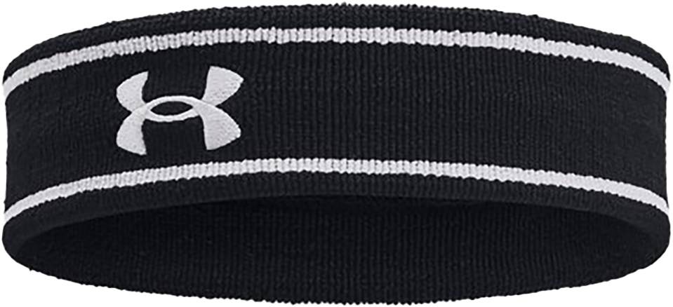 Hoofdband Under Armour Striped Performance Terry HB-BLK
